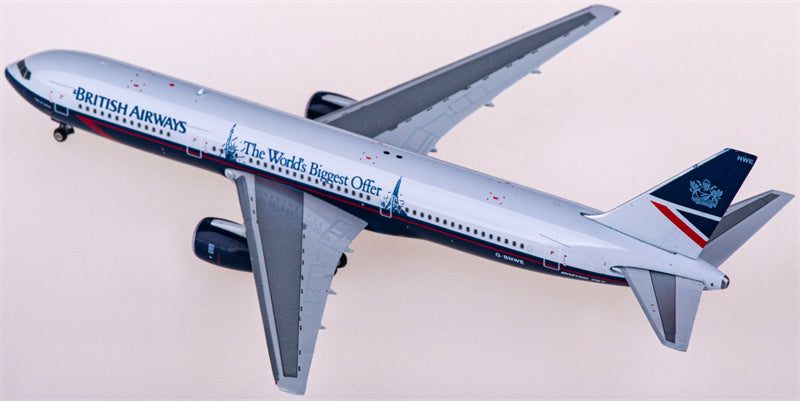 Phoenix British Airways for Boeing 767-300 G-BNWE 1:400 Airplane Pre-built Airliner Model Display