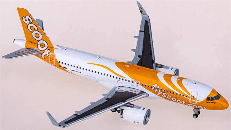 JC Wings Scoot Airbus A320neo 9V-TNB 1:400 Diecast Model view 4