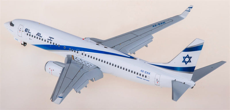 Geminijets 1:200 El Al Boeing 737-800 4X-EKK Flaps down Model