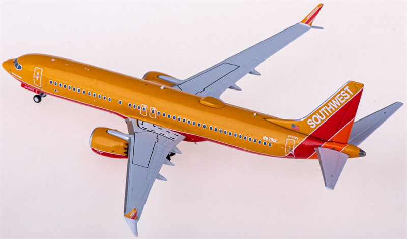 NG Models Southwest Airlines Boeing 737 MAX 8 N871HK 1:400 Diecast Model view 4