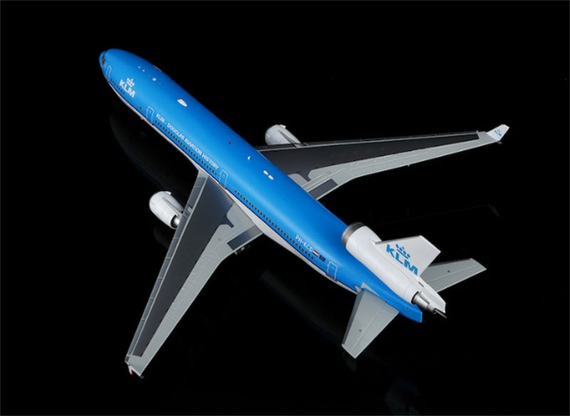 SQ Wings KLM for Royal Dutch Airlines for McDonnell Douglas MD-11 PH-KCD 1:200 Aircraft Pre-built Airliner Model Display