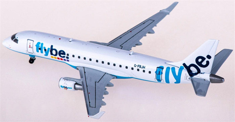 JC Wings Flybe for Embraer ERJ-170-200STD G-FBJH 1:400 Airplane Pre-built Airliner Model Display
