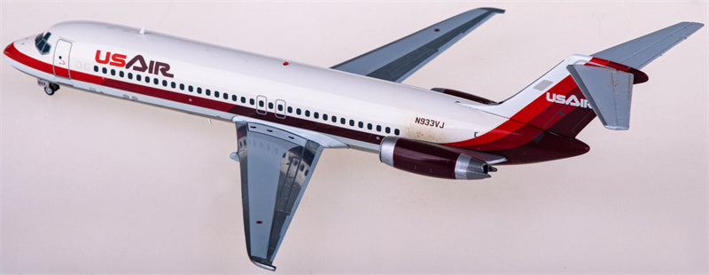 JC Wings US Air for McDonnell Douglas DC-9-30 N933VJ 1:200 Airplane Pre-built Airliner Model Display