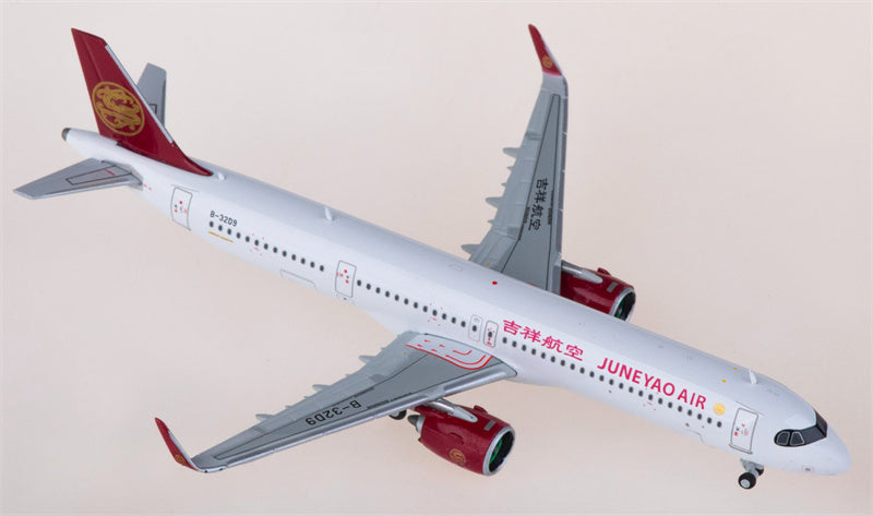 JC Wings Juneyao Air Airbus A321neo B-32D9 1:400 Diecast Model view 4