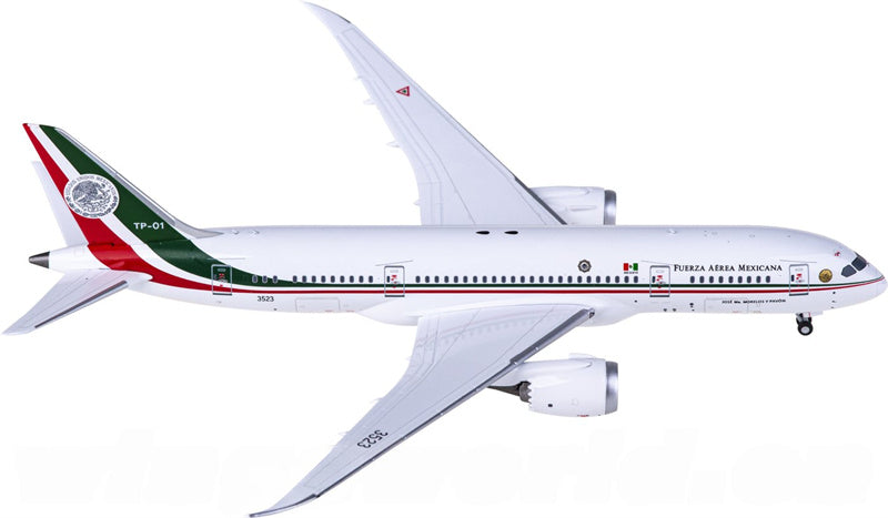 NG Models Mexican Air Force for Boeing 787-8 TP-01 1:400 Airplane Pre-built Airliner Model Display