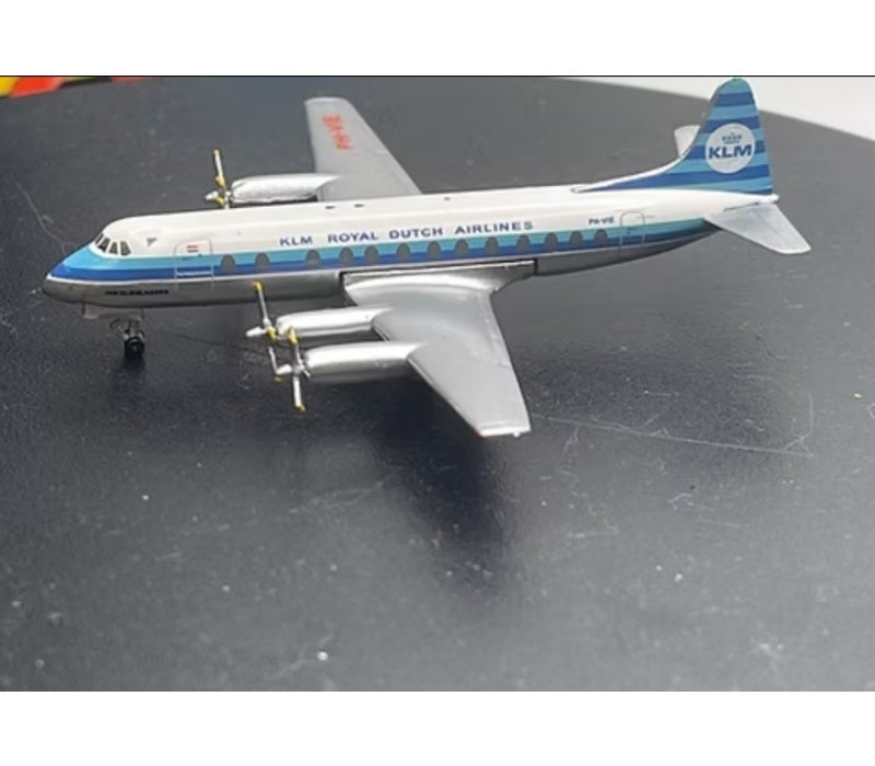 Aeroclassics 1:400 KLM Vickers Viscount 800 PH-VIE DIECAST Model