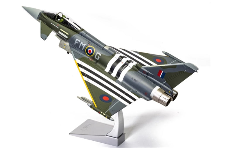 CORGI Eurofighter Typhoon FGR4 ‘Moggy' - RAF No.29 Sqn - 2024 D-Day Anniversary Display Scheme 1:48 Airplane Pre-built Model