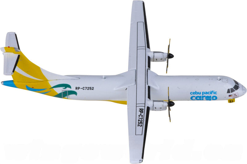 JC Wings Cebu Pacific Air for ATR-72-500F RP-C7252 1:400 Airplane Pre-built Airliner Model Display