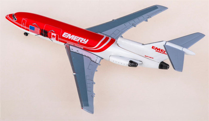 AeroClassics 1:400 Emery Boeing 727-100F N413EX Diecast Model view 4