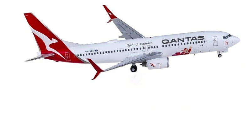 JC Wings Qantas Airways for Boeing 737-800 VH-VZX 1:200 Aircraft Pre-built Airliner Model Display