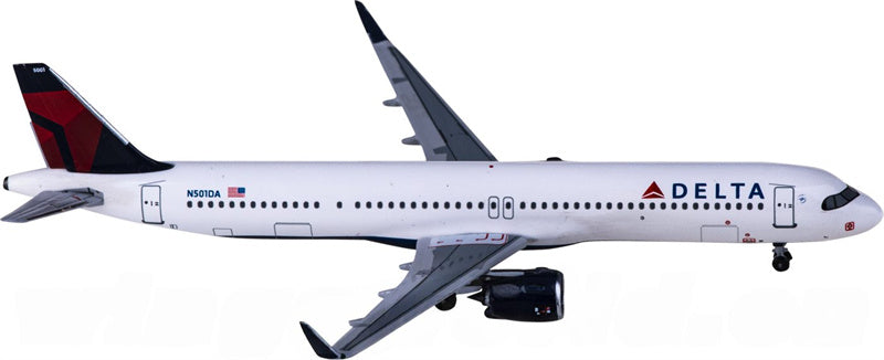 AeroClassics Delta Air Lines Airbus A321neo N501DA 1:400 Diecast Model view 2