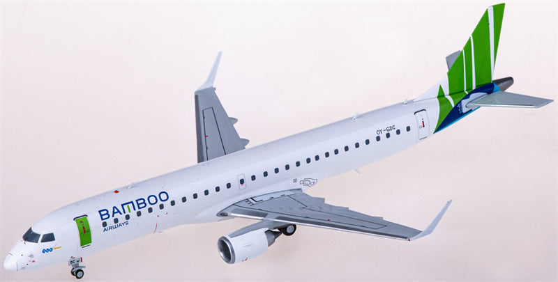 JC Wings Bamboo Airways for Embraer ERJ-190-200LR OY-GDC 1:200 Airplane Pre-built Airliner Model Display