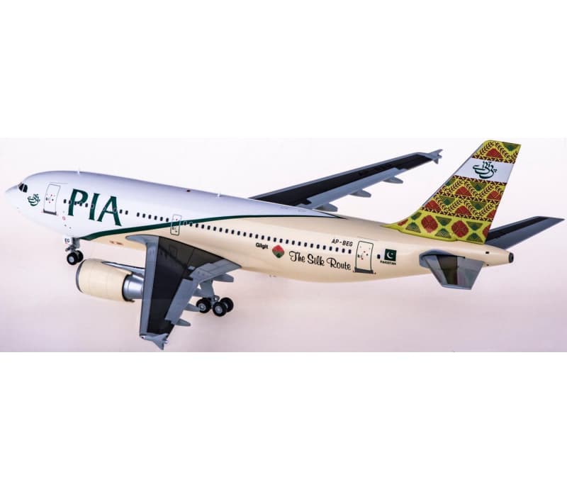 JC Wings PIA Airbus A310-300 AP-BEG Gilgit 1:200 Aircraft Pre-built Airliner Model Display