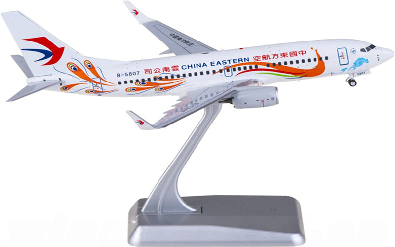 NG Models China Eastern Airlines for Boeing 737-700 B-5807 1:200 Airplane Pre-built Airliner Model Display