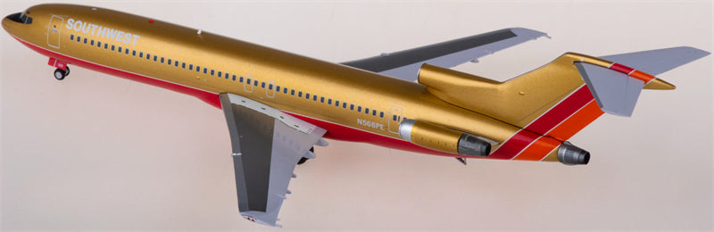 JC Wings Southwest Airlines for Boeing 727-200 N566PE 1:200 Airplane Pre-built Airliner Model Display