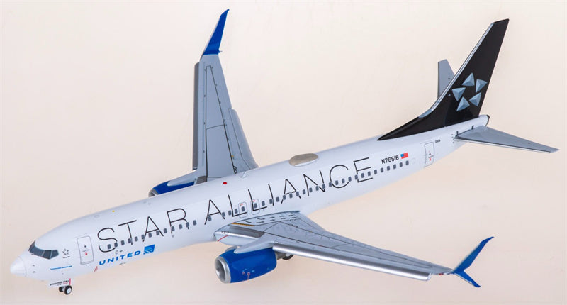 Geminijets United Airlines for Boeing 737-800W N76516 for Star Alliance Flaps Down 1:200 Airplane Pre-built Airliner Model Display