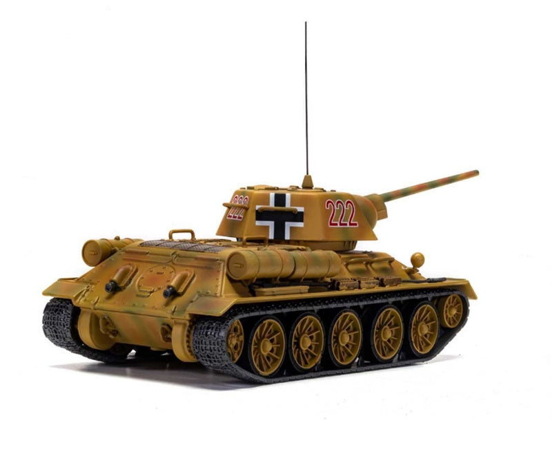 CORGI Beute Panzer Trophy Tank T34/76 Model 1943 Turret No.222 Panzerjager Abteilung 128 23rd Panzer Division Eastern Front Ukraine 1943 1:50 Tank Pre-built Model