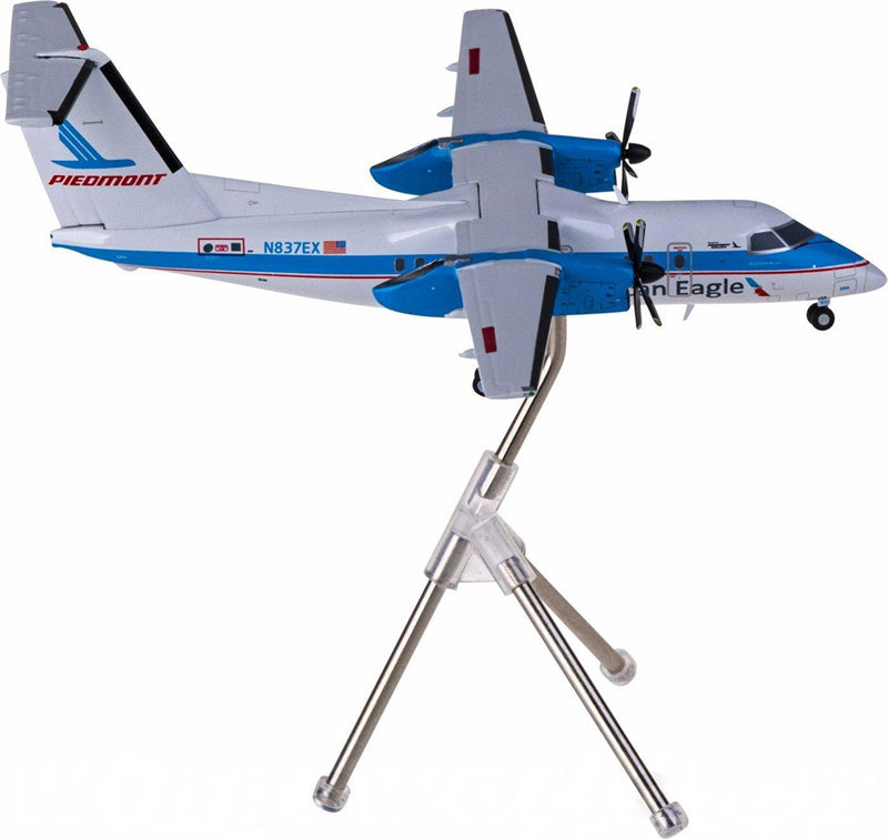 Geminijets American Eagle Airlines for Bombardier for Dash 8 Q100 N837EX 1:200 Airplan Pre-built Airliner Model Display