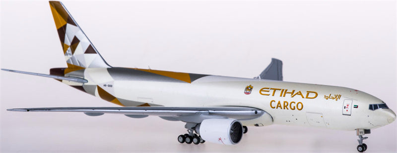 JC Wings Etihad Cargo Boeing 777-200F A6-DDD 1:400 Diecast Model view 3