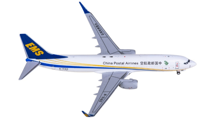 NG Models China Postal Airlines for Boeing 737-800BCF B-5160 1:400 Aircraft Pre-built Airliner Model Display