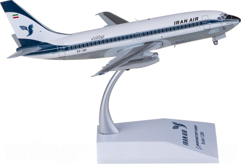 JC Wings Iran Air for Boeing 737-200 EP-IRF 1:200 Airplane Pre-built Airliner Model Display