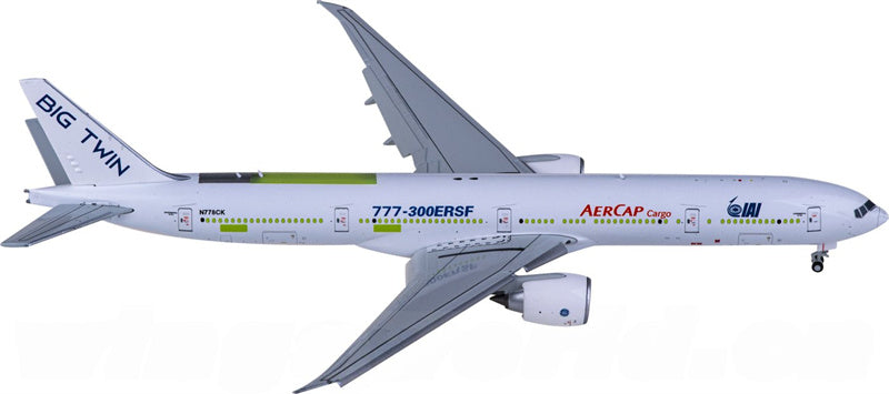 JC Wings Kalitta Air Boeing 777-300ER N778CK Flaps Down 1:400 Diecast Model view 4