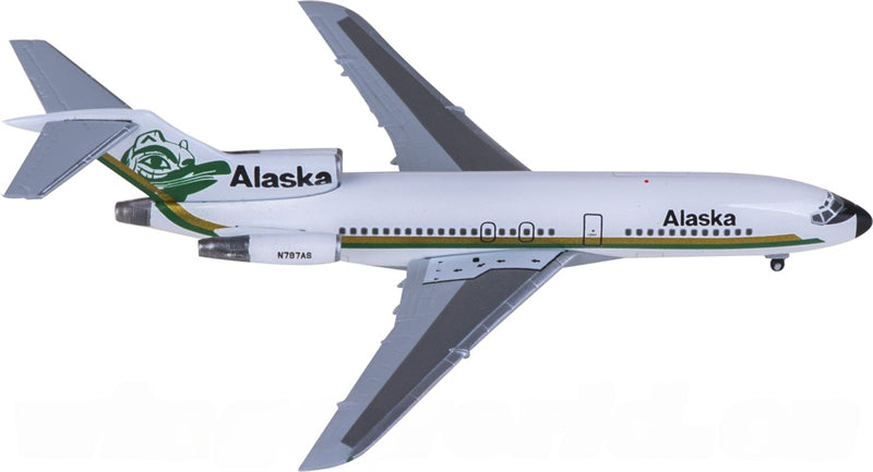 Herpa Alaska Airlines Boeing 727-100 N797AS 1:500 Diecast Model view 2