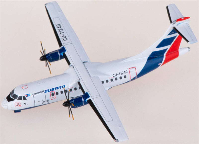 Geminijets Cubana for ATR-42-500 CU-T1240 1:400 Airplane Pre-built Airliner Model Display