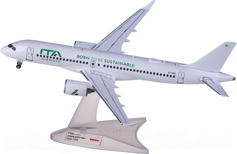 Herpa ITA Airways Airbus A220-300 EI-HHI 1:200 Diecast Model view 2