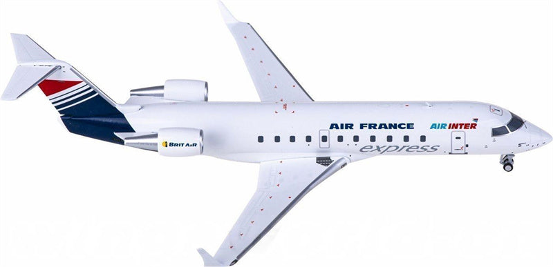 NG Models Air France for Bombardier CRJ100ER F-GRJA 1:200 Airplane Pre-built Airliner Model Display