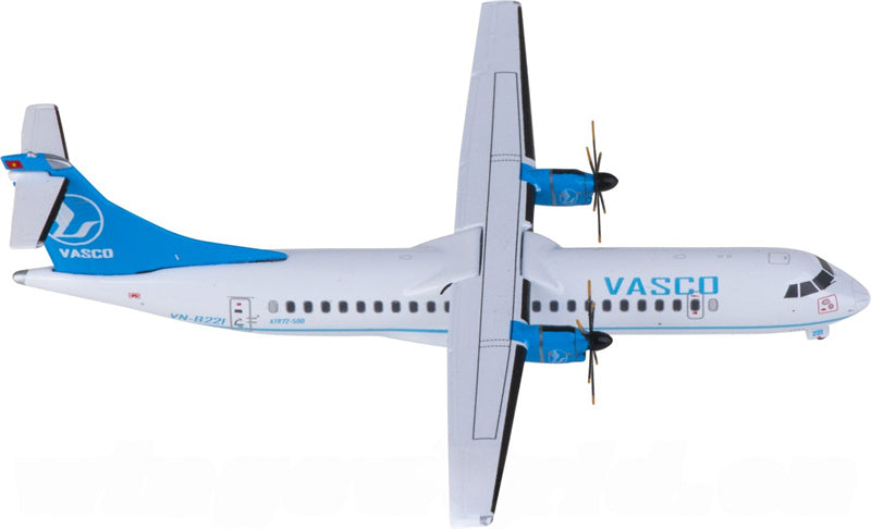 Geminijets Vietnam Air Services Company for ATR-72-500 VN-B221 1:400 Airplane Pre-built Airliner Model Display