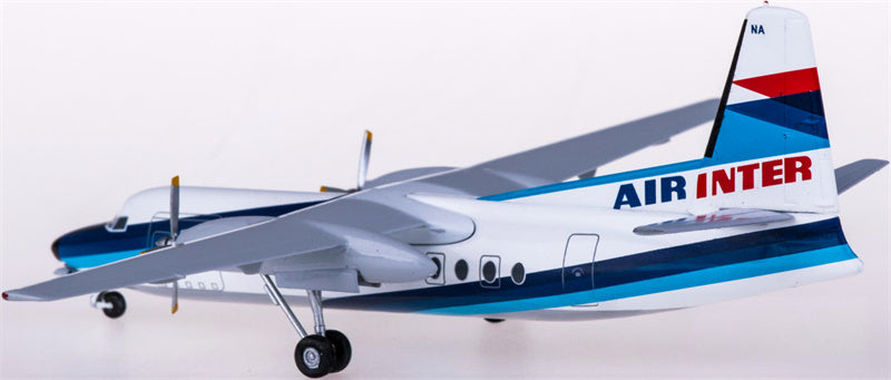 AeroClassics Air Inter for Fokker F-27 F-BPNA 1:200 Aircraft Pre-built Airliner Model Display