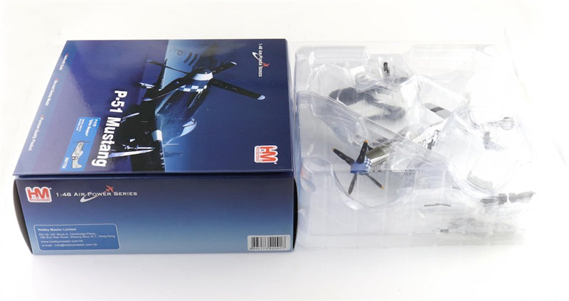 HOBBY MASTER P51D Mustang Grim Reaper 463702 355th FS 9th USAAF 1945 0.075 Aircraft Pre-built Model