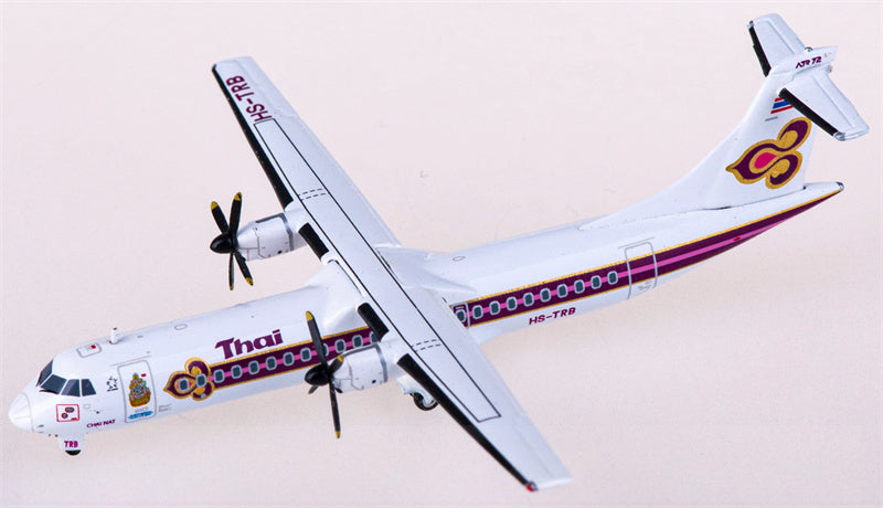 JC Wings Thai Airways for ATR-72 HS-TRB 1:400 Airplane Pre-built Airliner Model Display