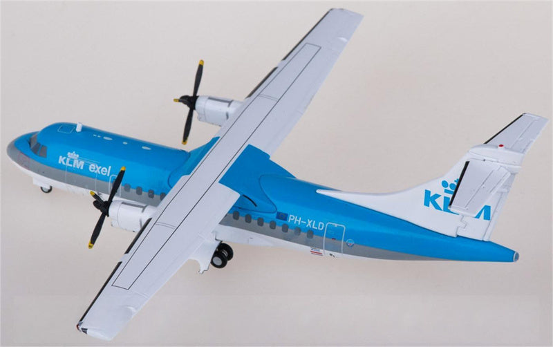 JC Wings KLM for ATR-42-300 PH-XLD 1:200 Airplane Pre-built Airliner Model Display
