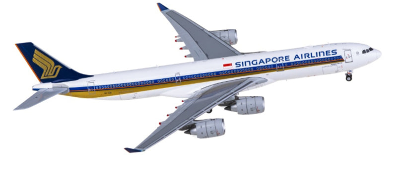 Hxmodels Singapore Airlines for Airbus A340-500 9V-SGB 1:400 Aircraft Pre-built Airliner Model Display