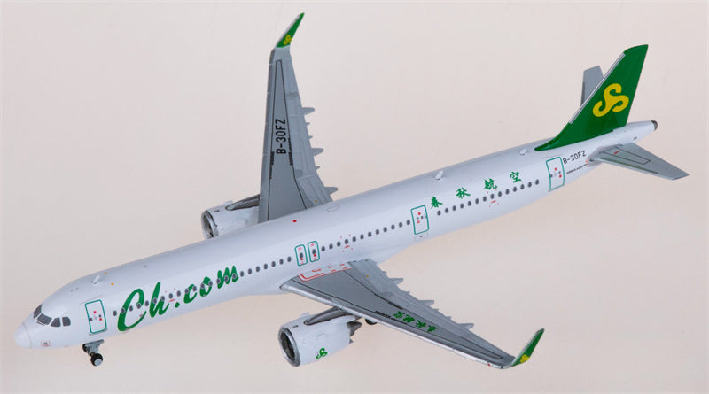 JC Wings Spring Airlines Airbus A321neo B-30FZ 1:400 Diecast Model view 4