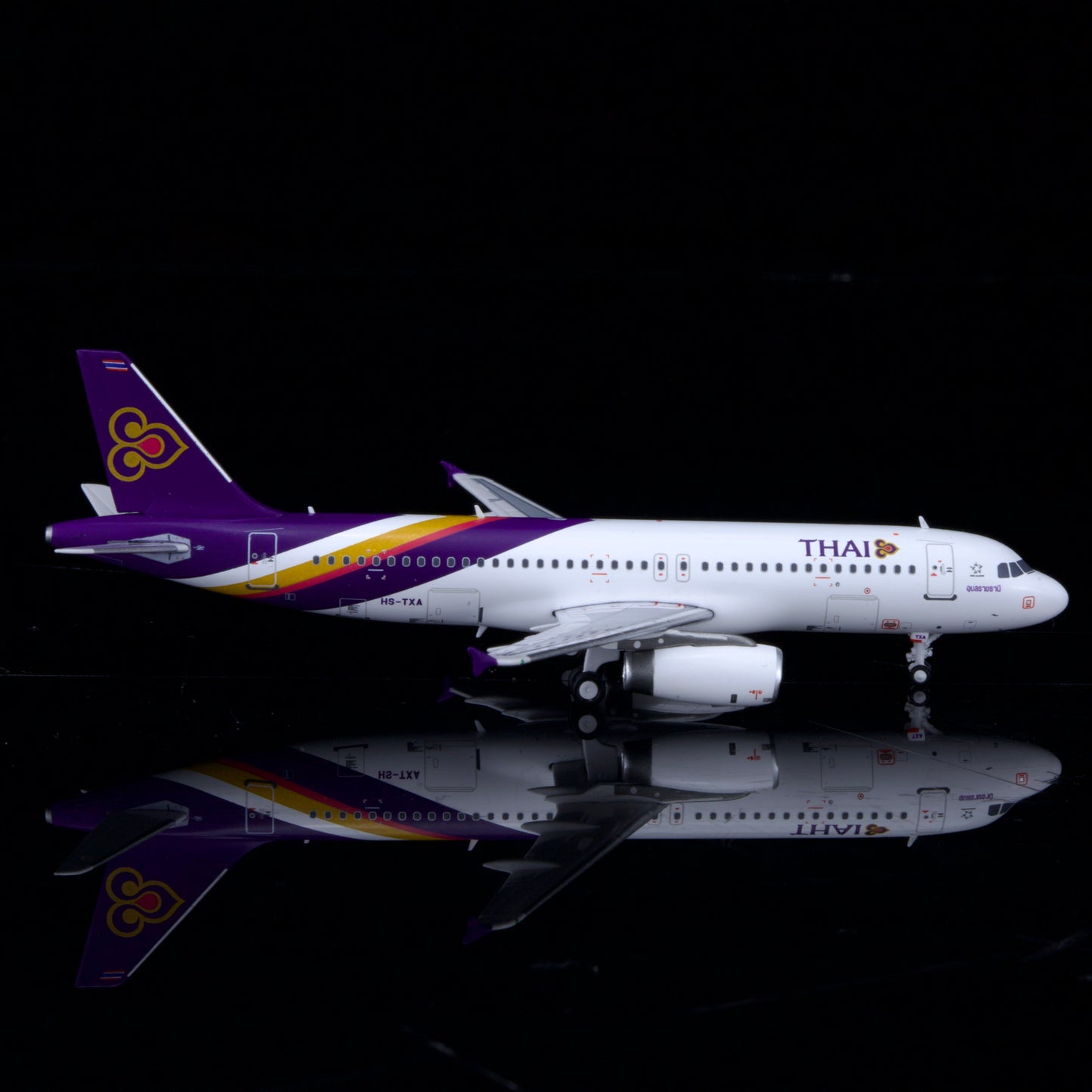 Kylin Model 1:400 Thai Airways Airbus A320 HS-TXA DIECAST Model