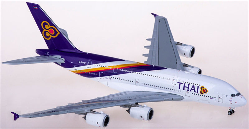 JC Wings Thai Airways for Airbus A380 HS-TUE 1:400 Airplane Pre-built Airliner Model Display