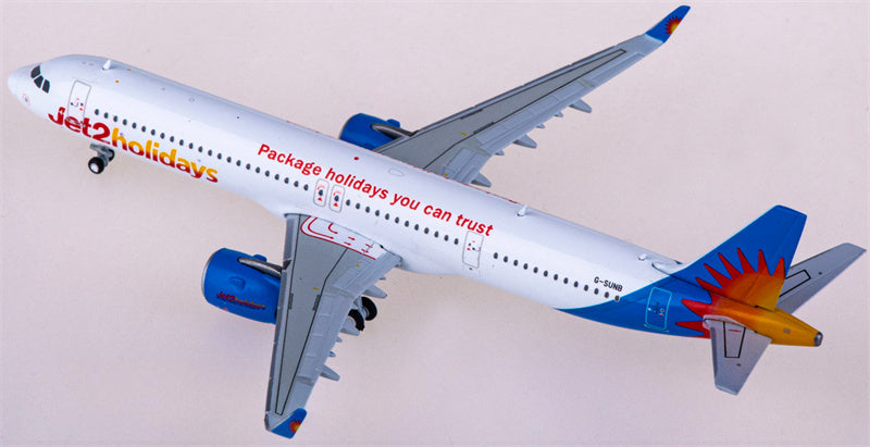 Geminijets Jet2 Airbus A321neo G-SUNB 1:400 Diecast Model view 2