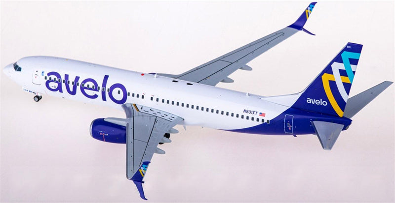 Geminijets Avelo Airlines for Boeing 737-800S N801XT 1:200 Airplane Pre-built Airliner Model Display