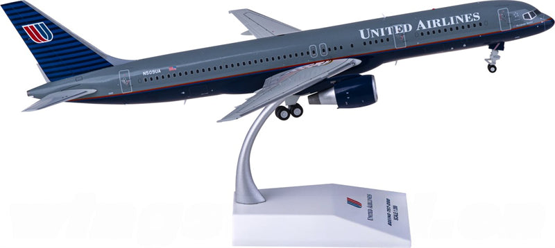 JC Wings United Airlines for Boeing 757-200 N509UA 1:200 Airplane Pre-built Airliner Model Display