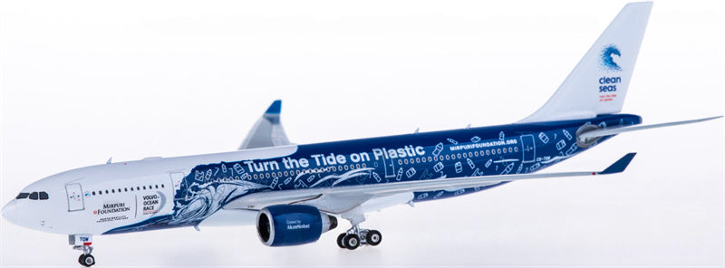 Phoenix Hi Fly for Airbus A330-200 CS-TQW Clean Seas 1:400 Airplane Pre-built Airliner Model Display