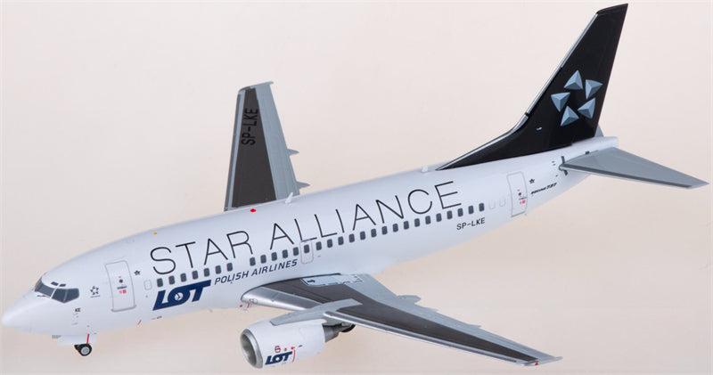 JC Wings LOT Boeing 737-500 SP-LKE Star Alliance 1:200 Diecast Model view 2