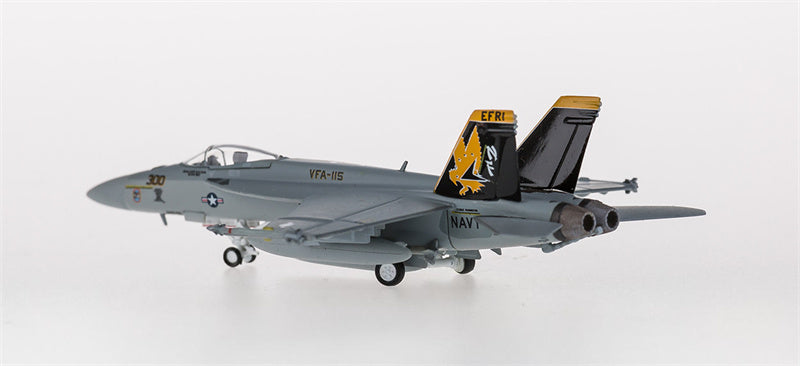 Hogan McDonnell Douglas F/A-18E Super Hornet VFA-115 NF300 1:200 Airplane Pre-built Airliner Model Display