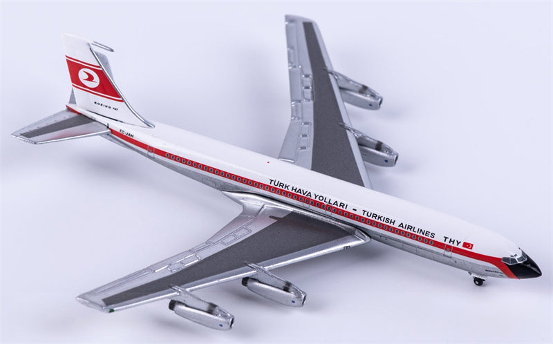 AeroClassics Turkish Airlines Boeing 707-300 TC-JAH 1:400 Diecast Model view 4