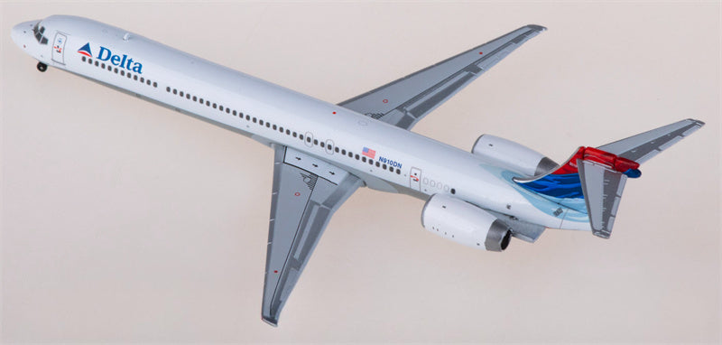 Geminijets Delta Air Lines for McDonnell for Douglas MD-90 N910DN 1:400 Airplane Pre-built Airliner Model Display
