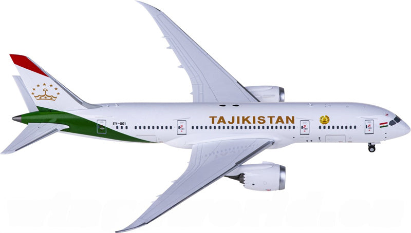 NG Models Tajikistan Government Boeing 787-8 EY-001 1:400 Diecast Model view 4