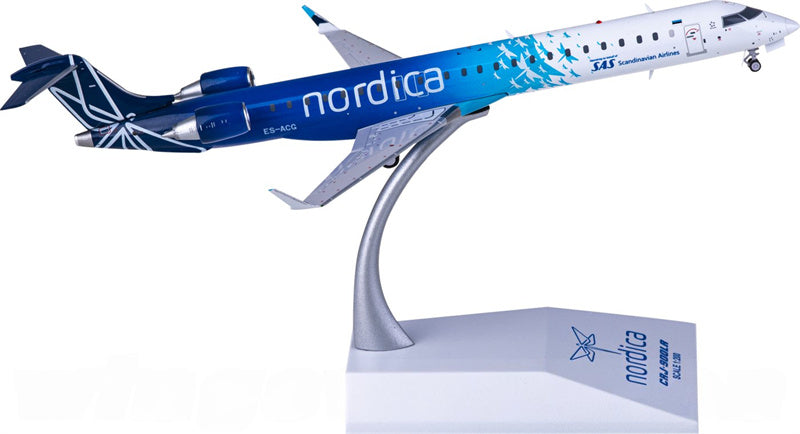 JC Wings SAS for Bombardier CRJ900 ES-ACG 1:200 Airplane Pre-built Airliner Model Display