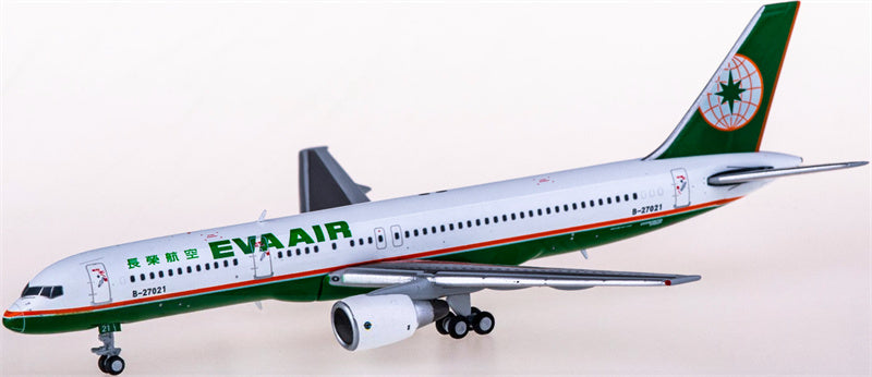 JC Wings EVA Air for Boeing 757-200 B-27021 1:400 Airplane Pre-built Airliner Model Display